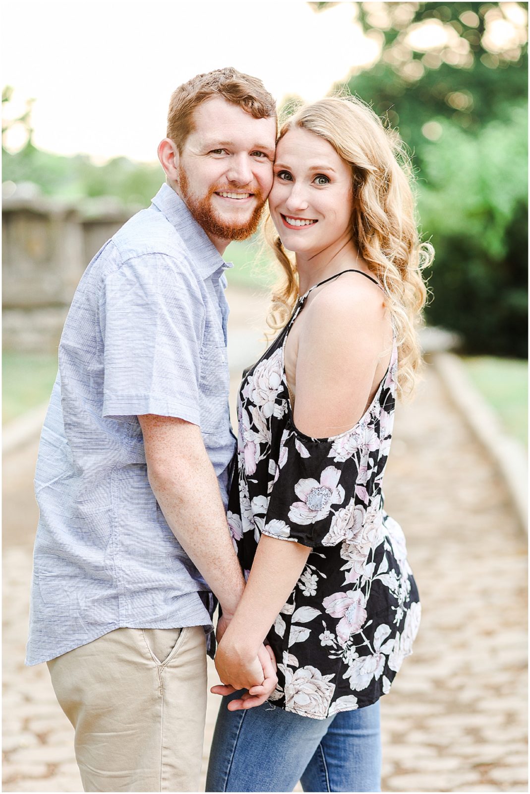 elly and colten engagement session in kansas 