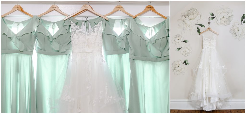 sage green bridal party dresses 