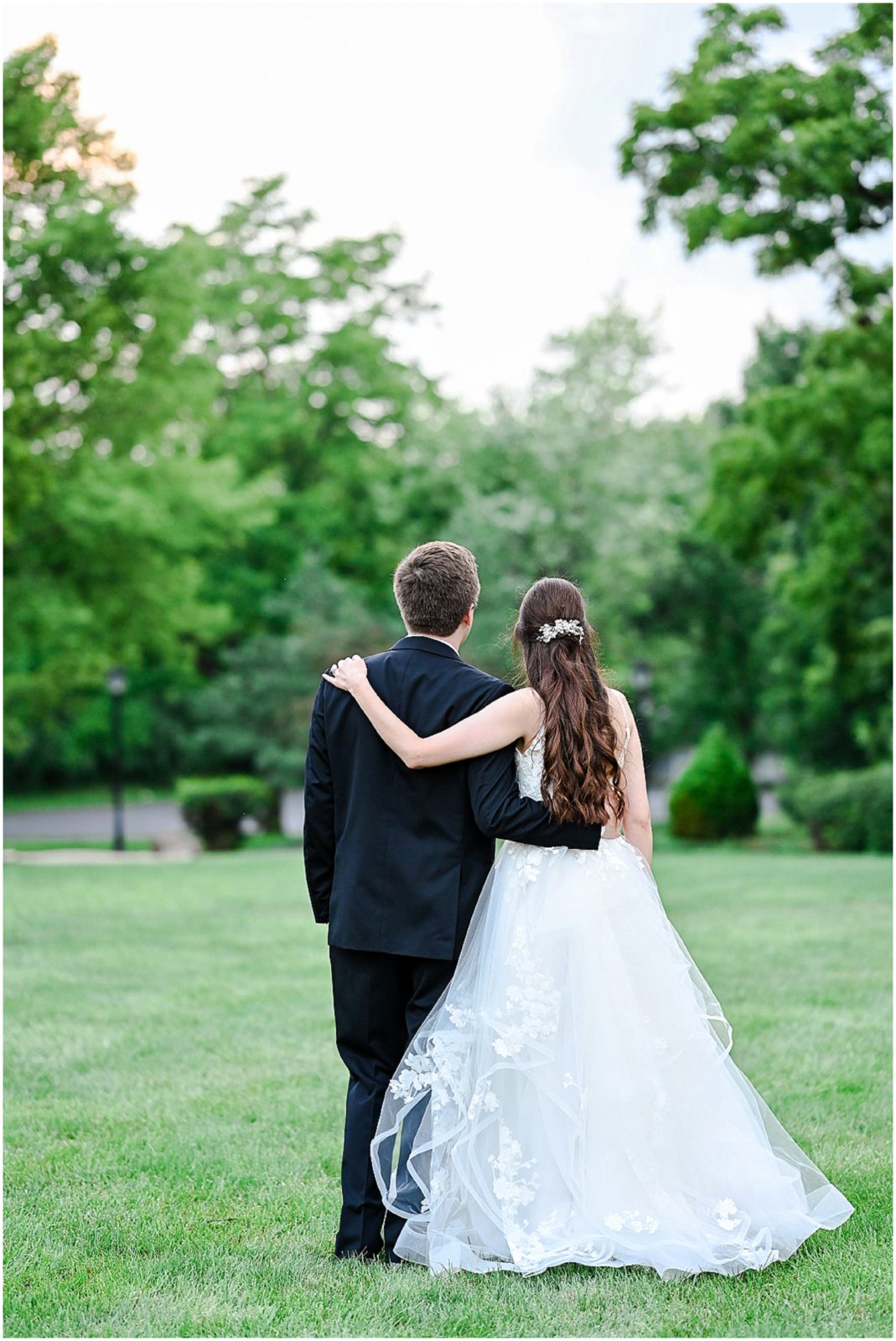 bride and groom portraits - kc weddings 