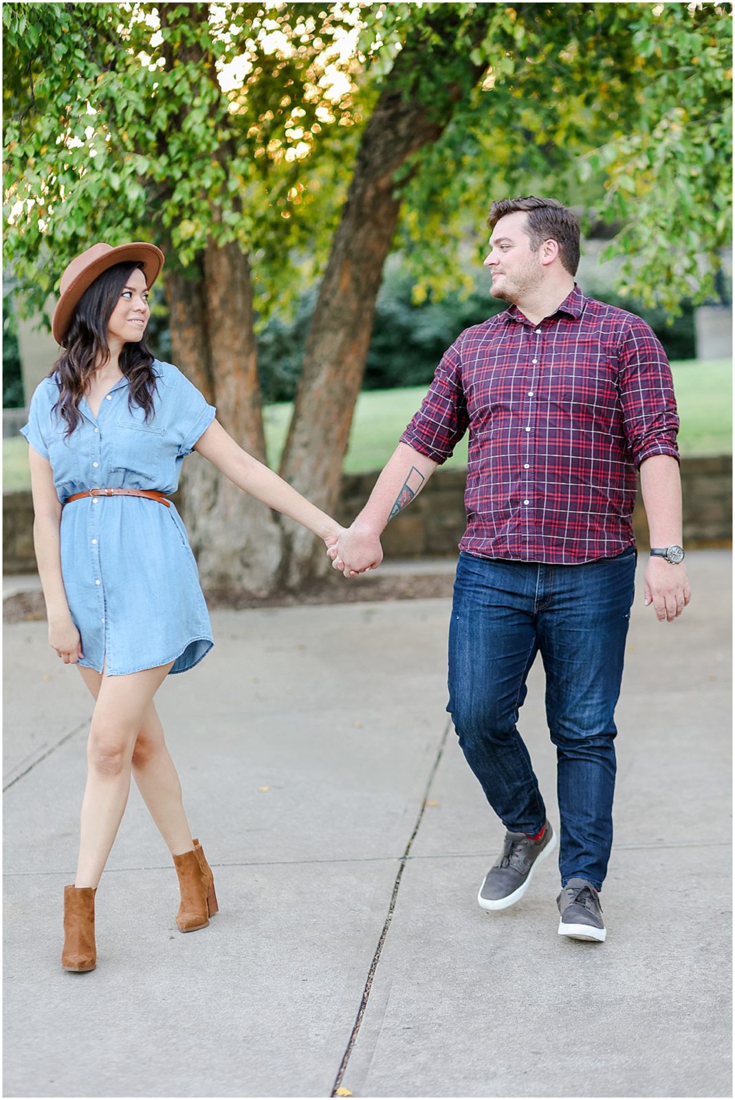 loose park engagement photos 