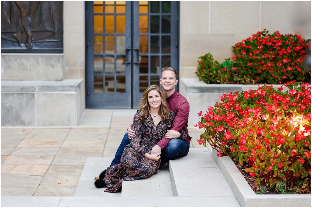 Kansas City Engagement Photos & Wedding Photographer - Nelson Atkins Museum - Location ideas of where to take photos - Oakwood Country Club Wedding Photographer - engagement session