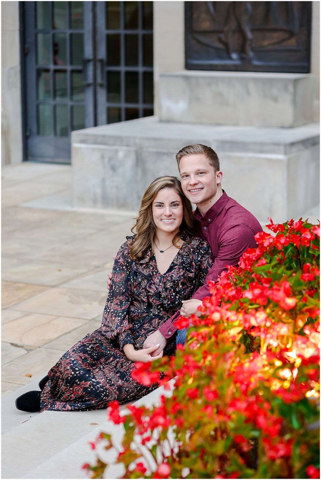 Kansas City Engagement Photos & Wedding Photographer - Nelson Atkins Museum - Location ideas of where to take photos - Oakwood Country Club Wedding Photographer - engagement session