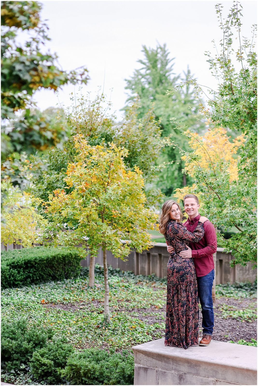 Kansas City Engagement Photos & Wedding Photographer - Nelson Atkins Museum - Location ideas of where to take photos - Oakwood Country Club Wedding Photographer - engagement session