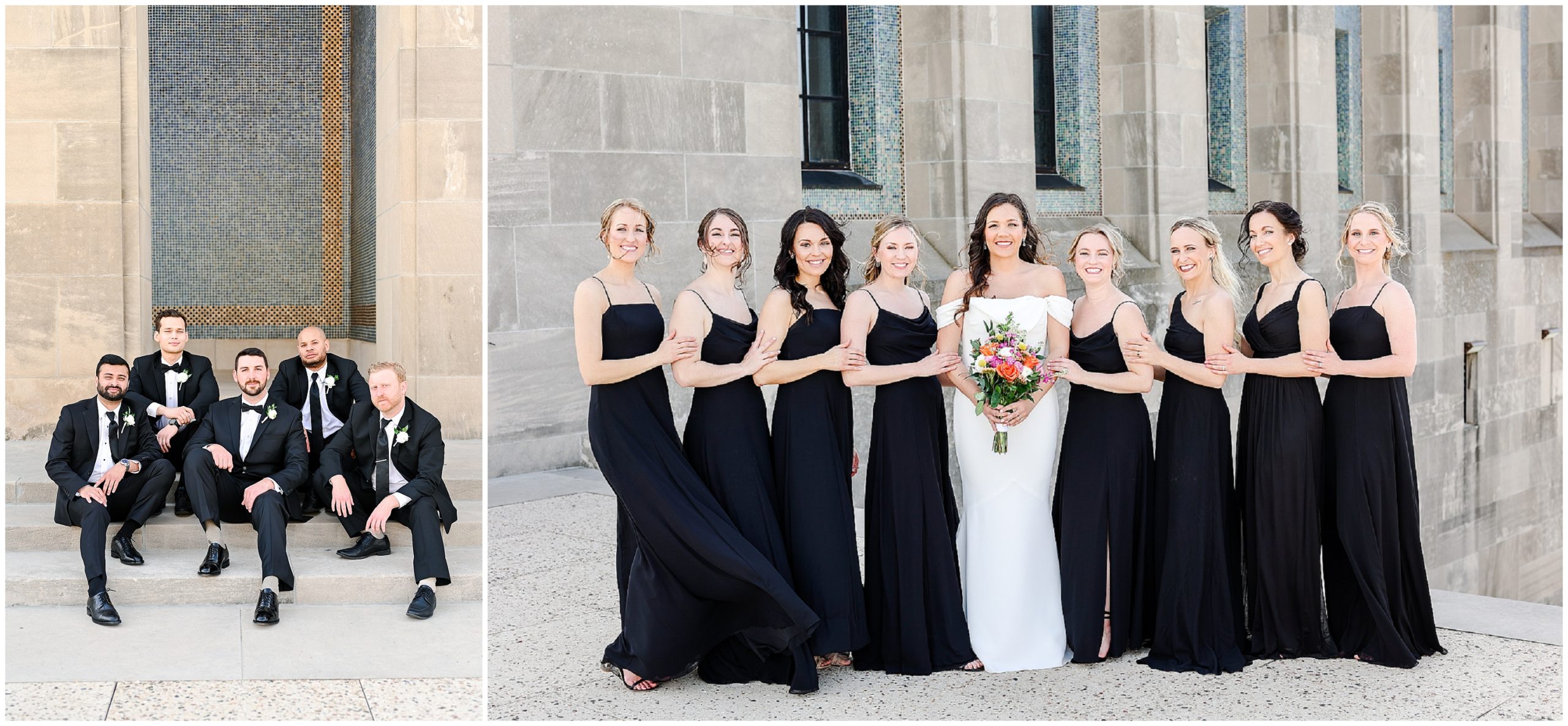 fun bridal party photos 