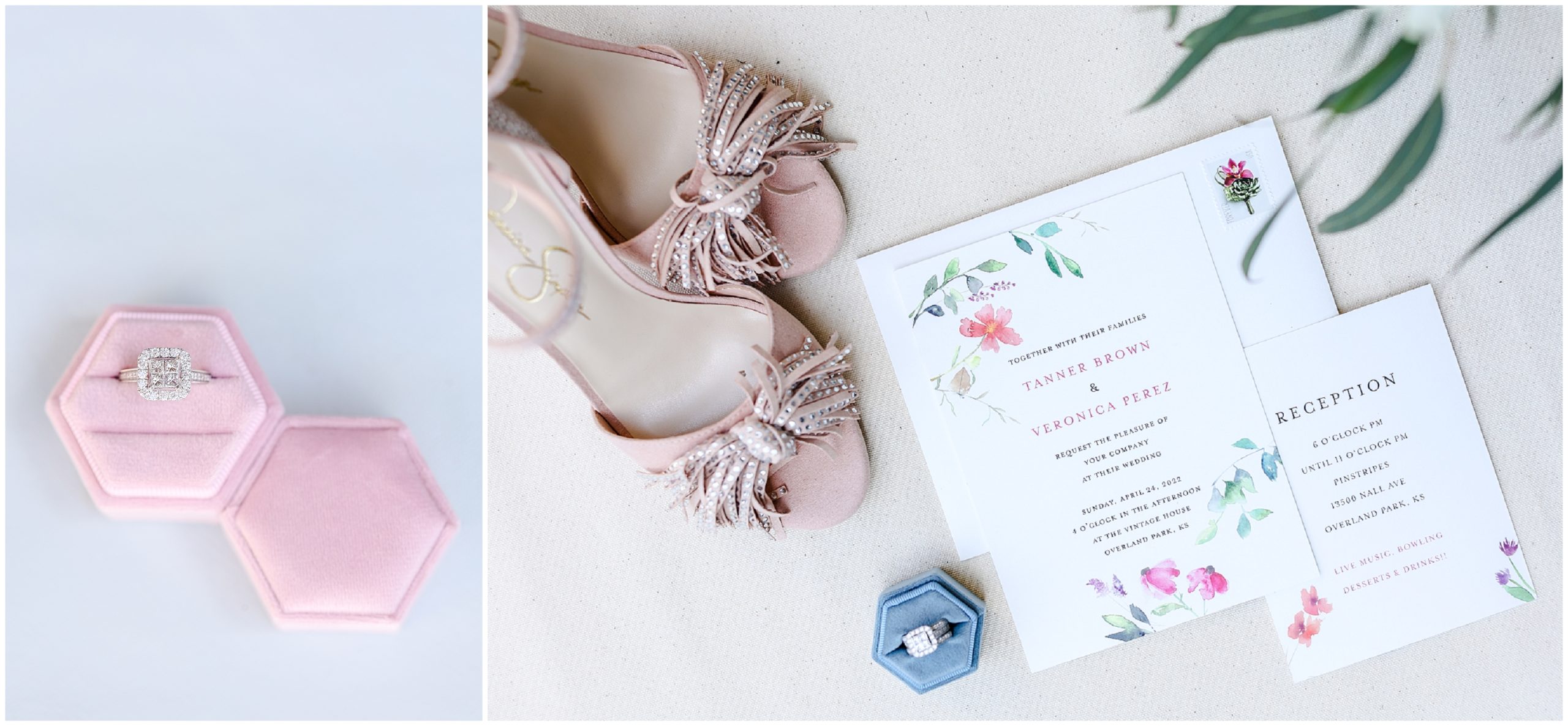 weddomg shoes and details - loose park wedding photos 