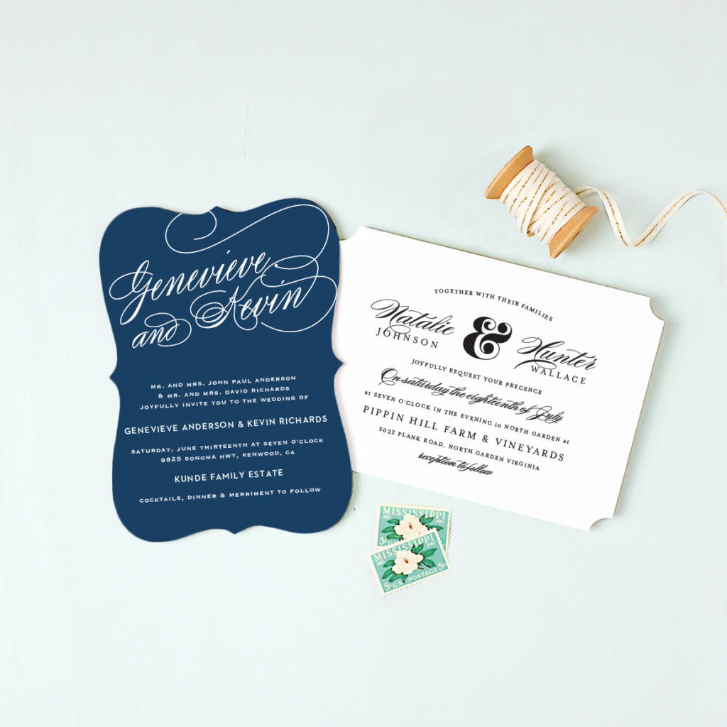 Unique Wedding Invitations - Wedding Photography - Basic Invite - beautiful wedding invitations