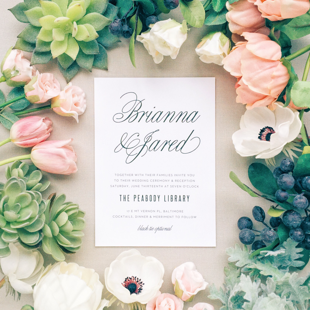 Unique Wedding Invitations - Wedding Photography - Basic Invite