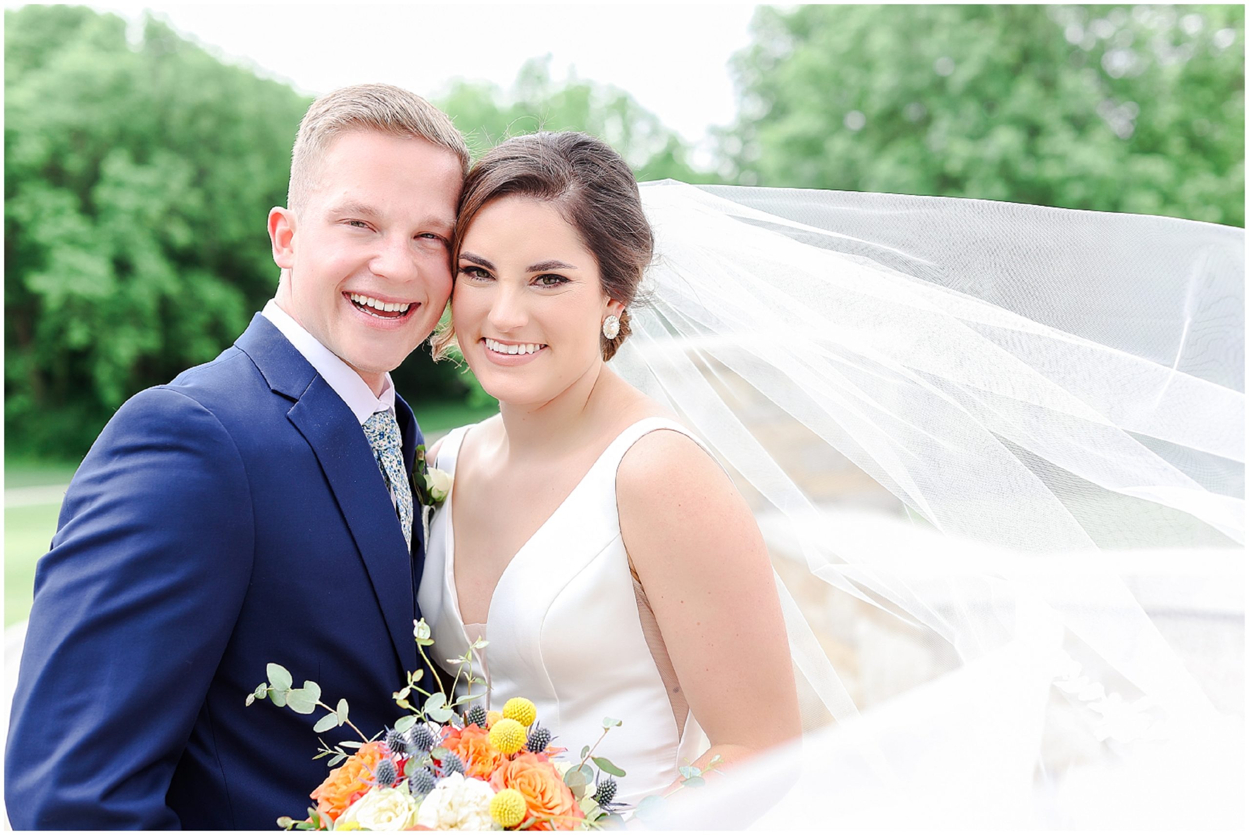 Kansas City Oakwood Country Club Wedding Venue - Wedding Photographer - Kansas City Missouri - Wedding Dress & Wedding Details - Happy Couple