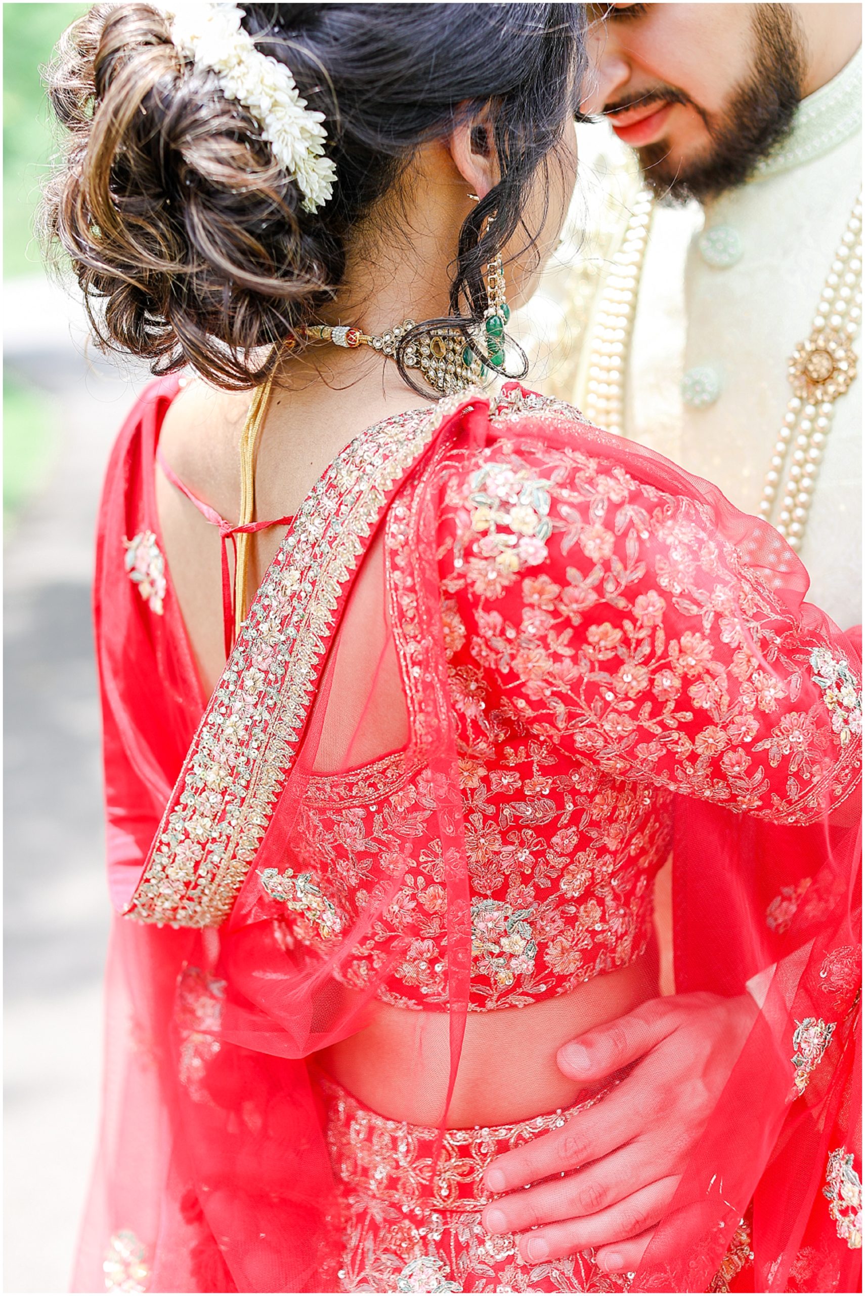 Sikh Indian Wedding in Kansas City - Wedding Photographer in Kansas Overland Park - Indian Fusion Wedding Photography  - Bride & Groom Portraits at Shawnee Mission Park - Wedding Photos for Indian Photography