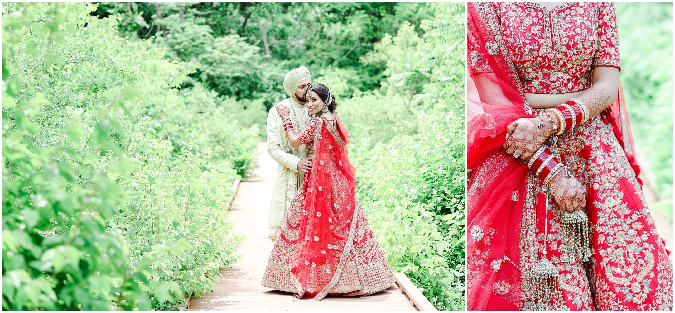 Wedding Photos at Shawnee MIssion Park in Kansas - KC Wedding Photography - SIkh Indian Fusion Wedding Portraits