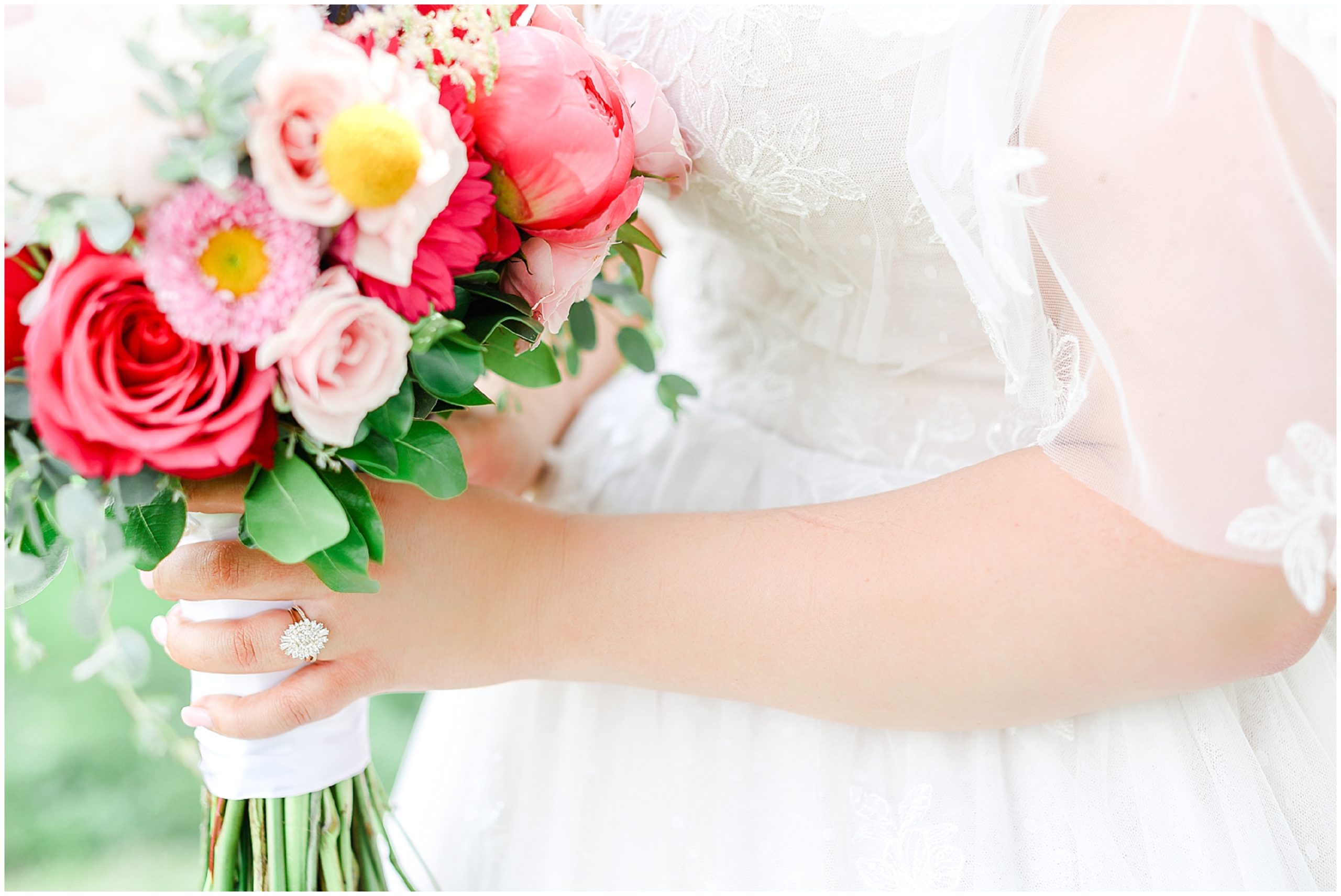 Colorful and Joyful Wedding Photography - Kansas City Wedding Photographer - The Rhapsody - gorgeous colorful wedding flowers 