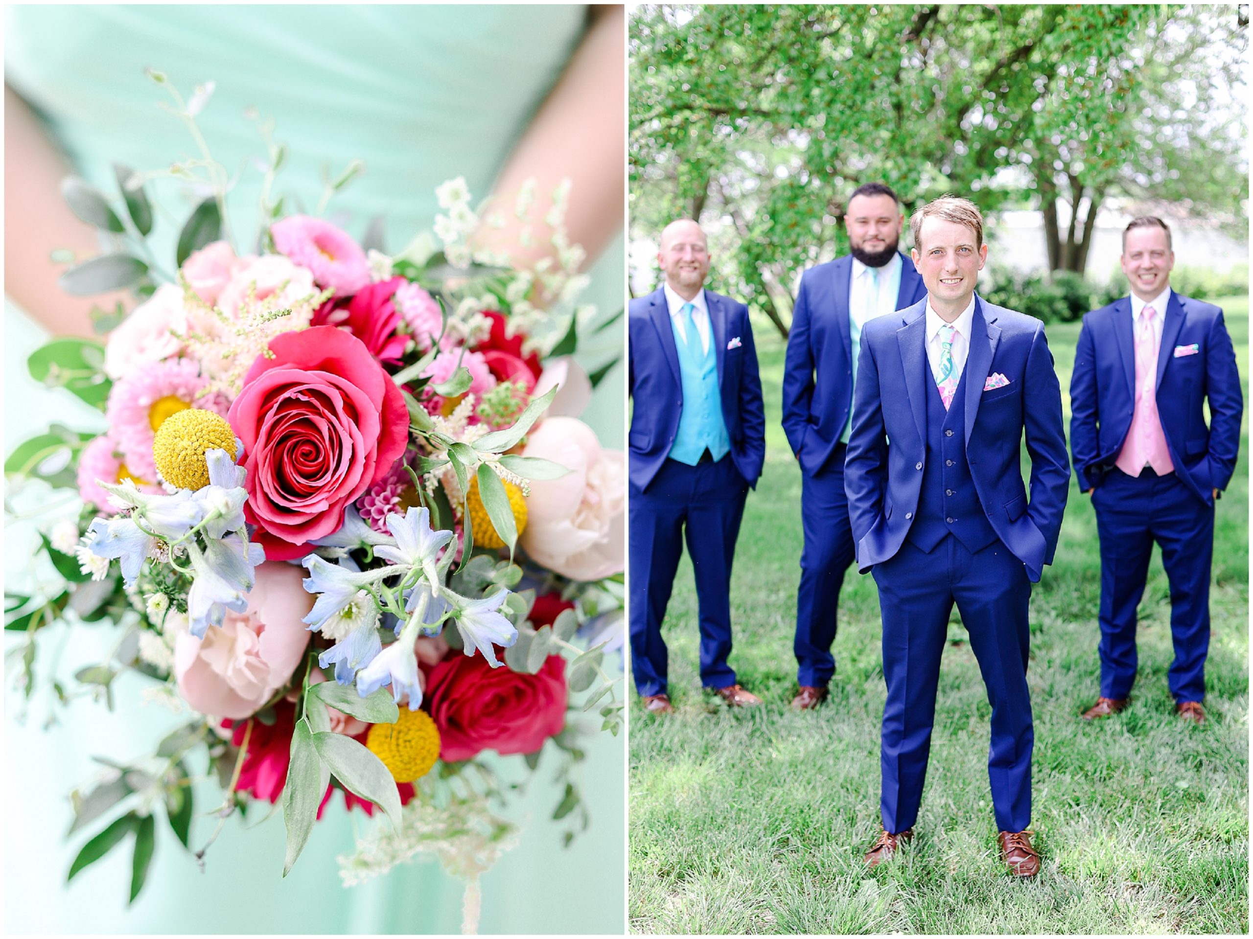 Colorful and Joyful Wedding Photography - Kansas City Wedding Photographer - The Rhapsody - bride and groom wedding portraits 
