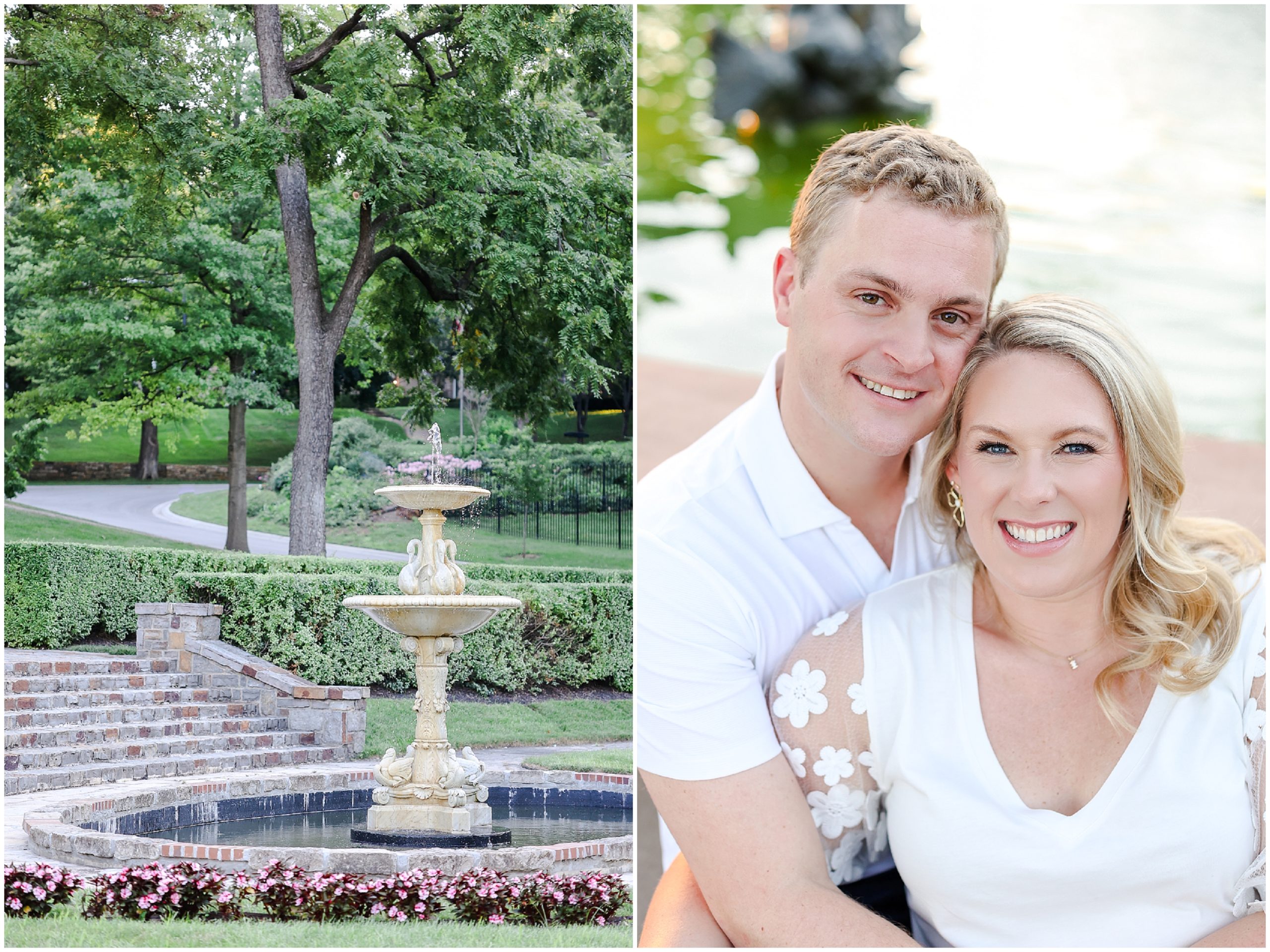 Caroline & Nick's Engagement Portraits in Kansas City - The KC Plaza - Luxury Wedding Photography 