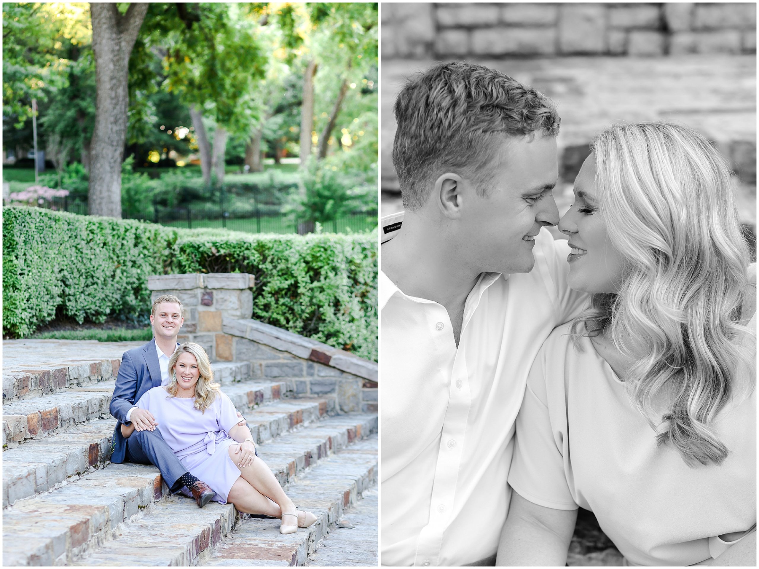 Kansas City Engagement Portraits for Caroline & Nick