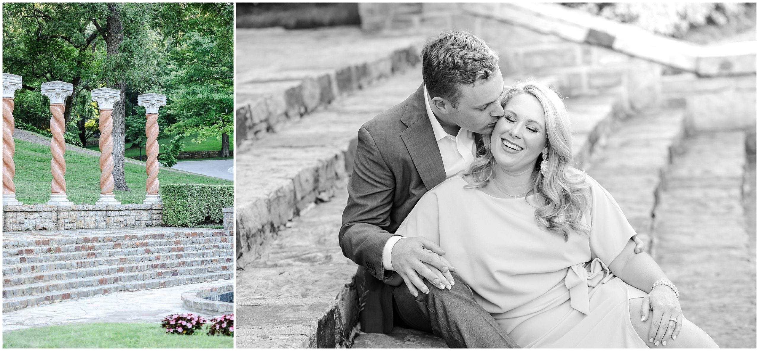 Engagement Photos at the Kansas City Plaza - Where to take photos in Kansas City - Wedding Photography - Family Photography - Engagement Photos