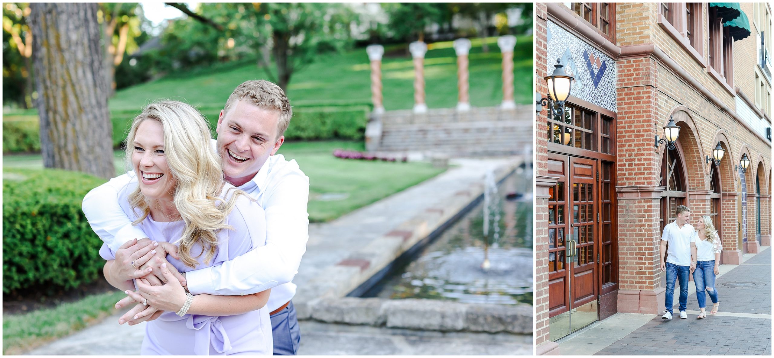 Engagement Photos at the Kansas City Plaza - Where to take photos in Kansas City - Wedding Photography - Family Photography - Engagement Photos