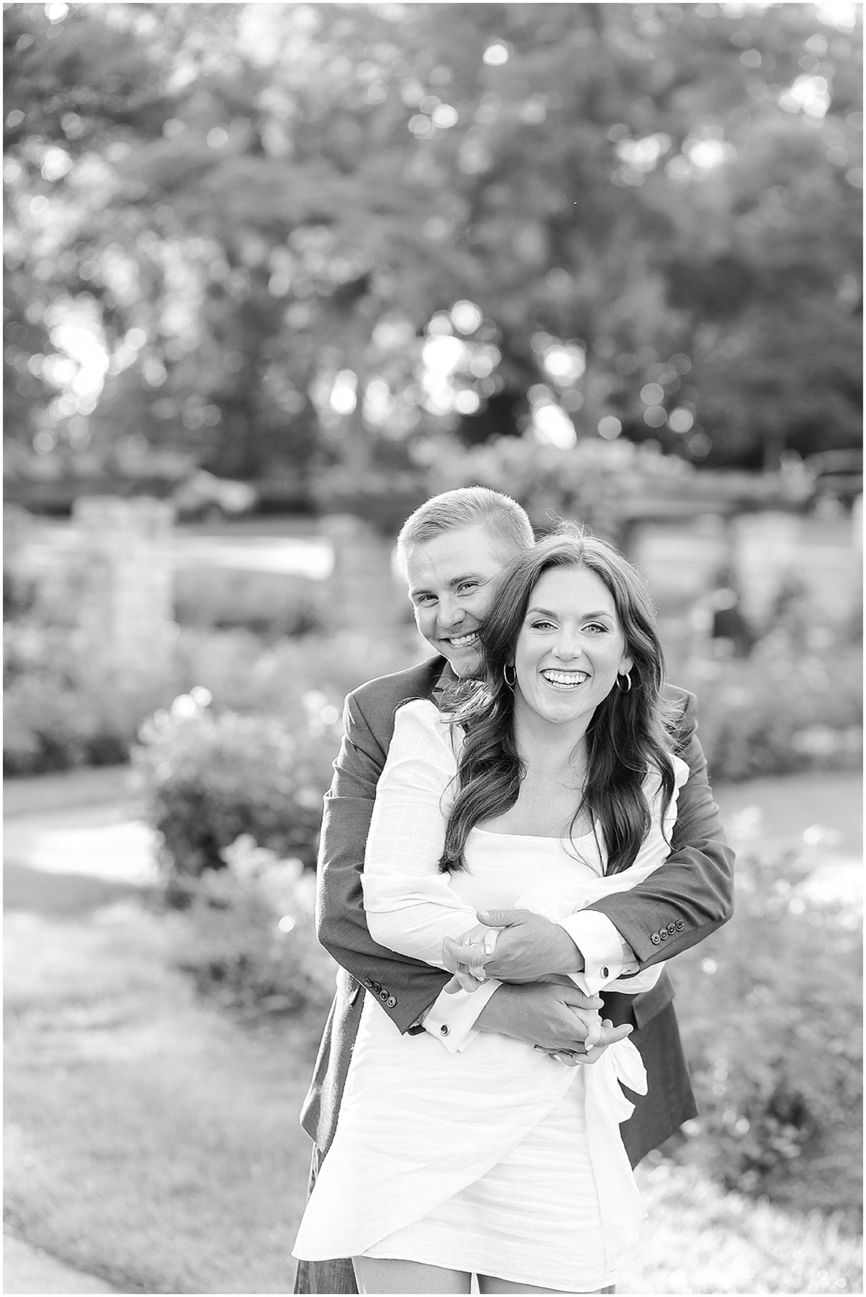 Where to take photos in Kansas City - Wedding and Engagement Photos Overland Park Kansas - Mariam Saifan Photography - Loose Park - Light and Airy Wedding Photographer - happy photos 