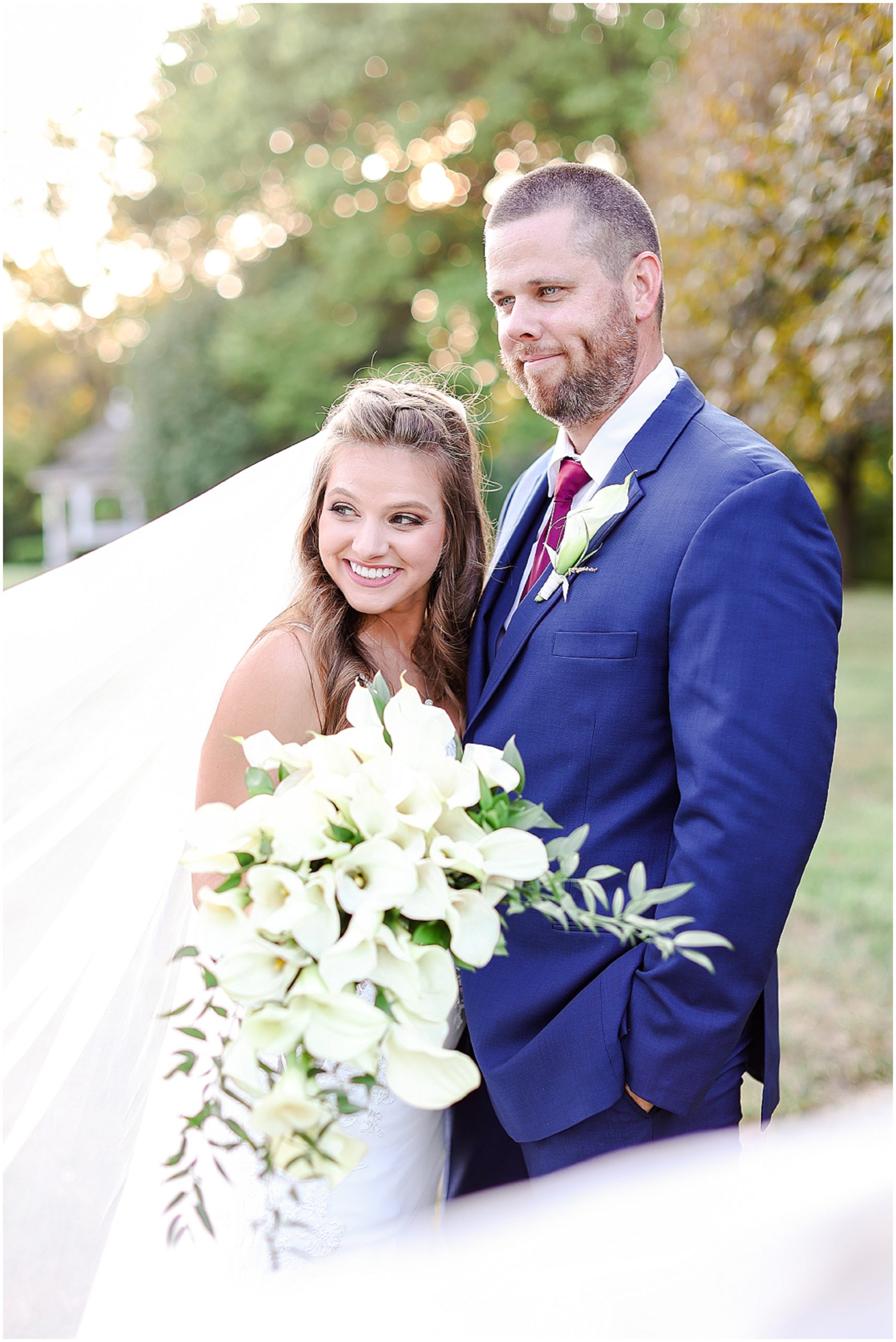 A Hawthorne House Wedding in Parkville | Wedding Venue in Kansas City | Wedding Photography | Fall Wedding | Wild Hill Flower | Pretty & Planned | Mariam Saifan Photography | White Flower Lily Inspiration | Lace Wedding Dress