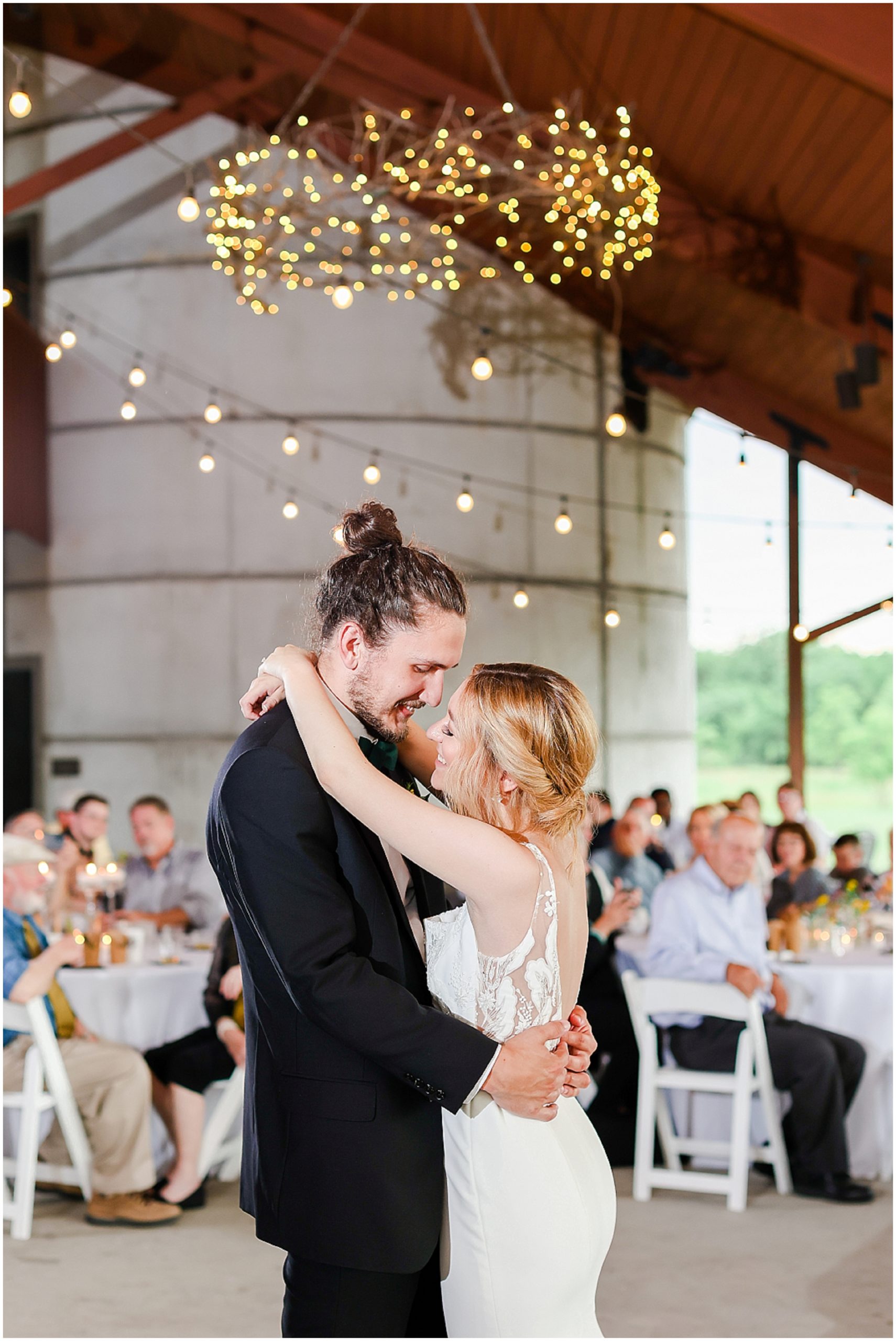 first dance - powell gardens barn wedding