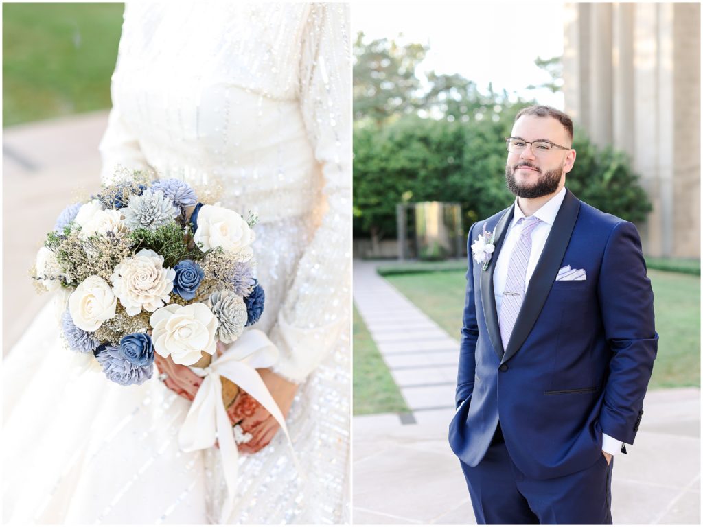 Damien & Noora's Arab Palestinian Wedding in Overland Park Kansas | Arab Wedding Photography in Kansas City & St. Louis Missouri | Chicago Arab Wedding Photographer | Beautiful Wedding Photos at the Nelson Atkins Museum KC | veil wedding dress | Muslim Wedding Dress | Hijabi Bride