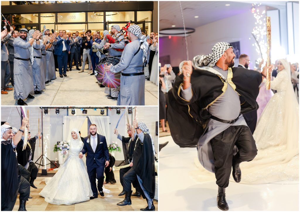 Arab Wedding Reception in Overland Park Kansas at Firoellas | Kansas City Wedding Photographer
