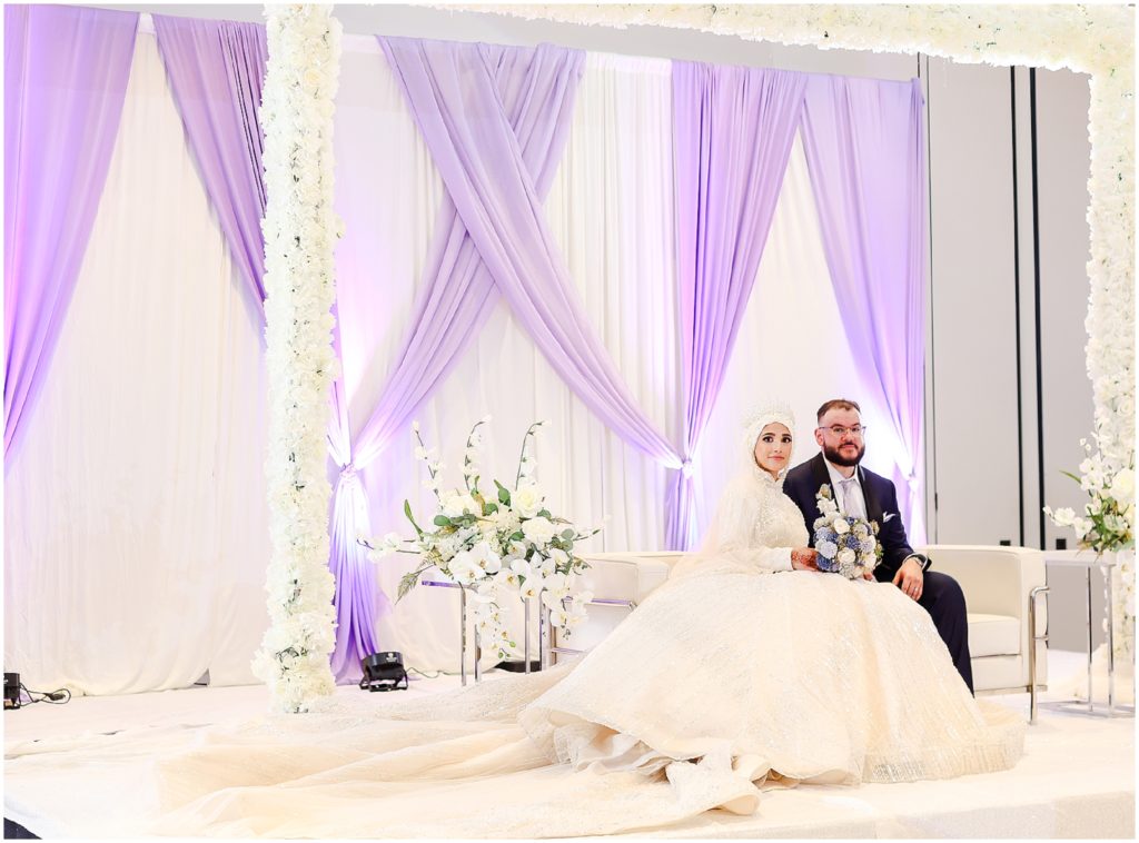 Arab Wedding Reception in Overland Park Kansas at Firoellas | Kansas City Wedding Photographer