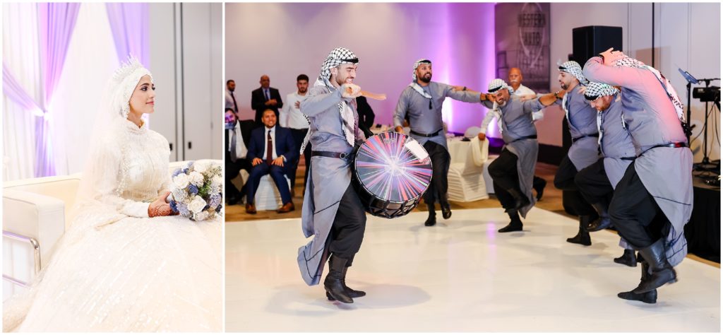 Arab Wedding Reception in Overland Park Kansas at Firoellas | Kansas City Wedding Photographer