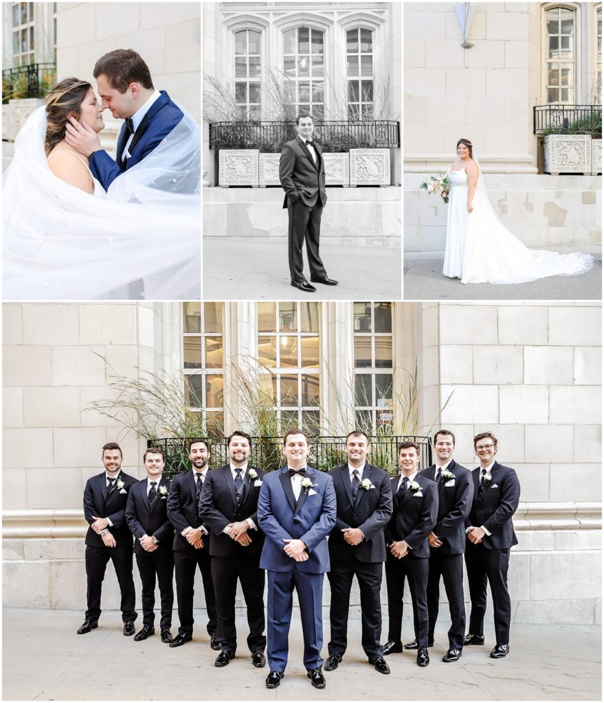 A Classic Luxury Wedding at Hotel Kansas City | Kansas Best Wedding Photographer | Wedding Ideas | Pink Flowers 