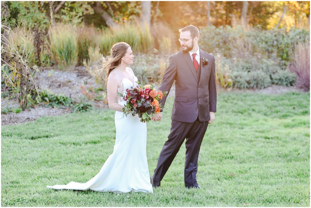 Lux Fall Floral Wedding Photography at Eagles Landing at Lake Olathe | Wedding Photographer Mariam Saifan Photography | Fall Wedding Theme | Different Color Bridesmaids Dresses | Flat Lays | Pretty Details | Photography Education | Wild Hill Flowers | Good Earth Floral | Kansas City Wedding Planners