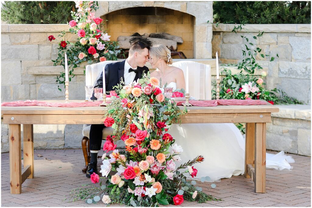 Wedding table decoration ideas | Kansas City | Spring Wedding Ideas | Brownstone Topeka Styled Shoot | Good Stuff China | Light and Airy Kansas City Wedding Photographer