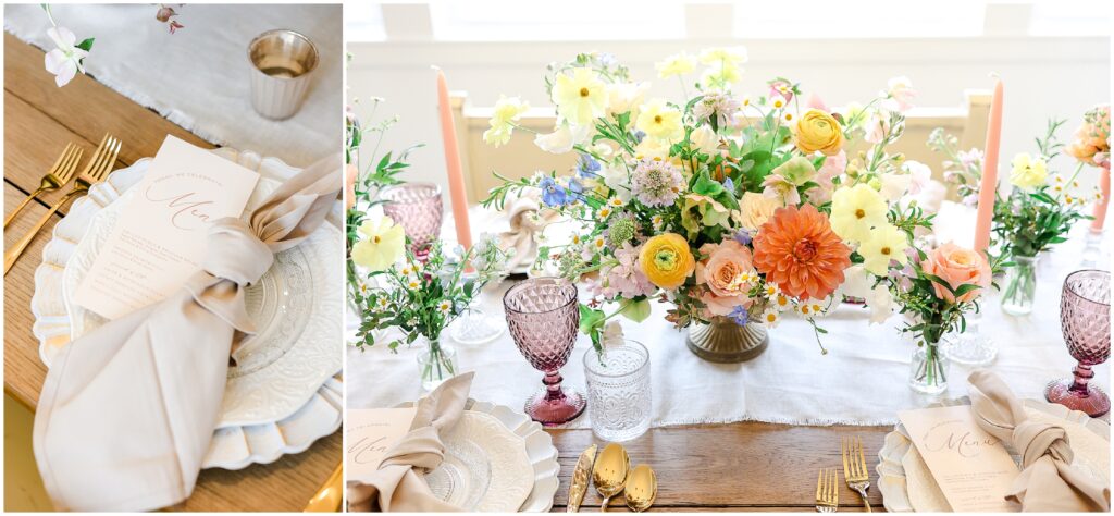 wedding tablel decoration ideas for spring