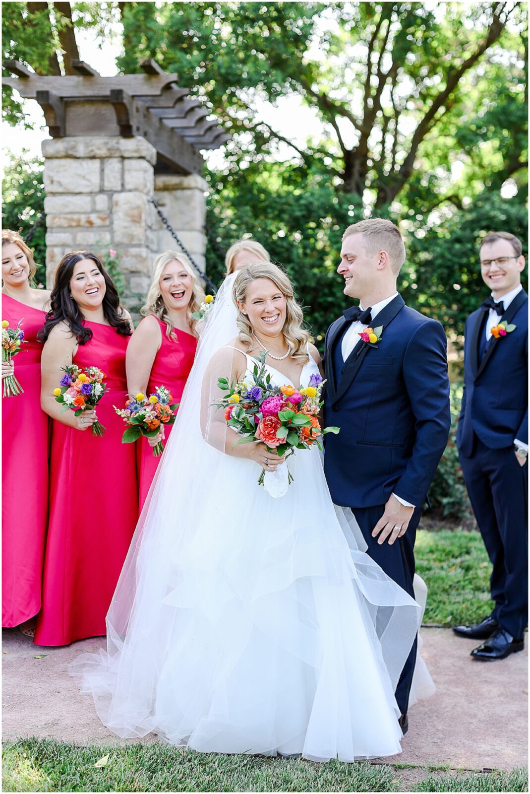 fun bridal party photos 