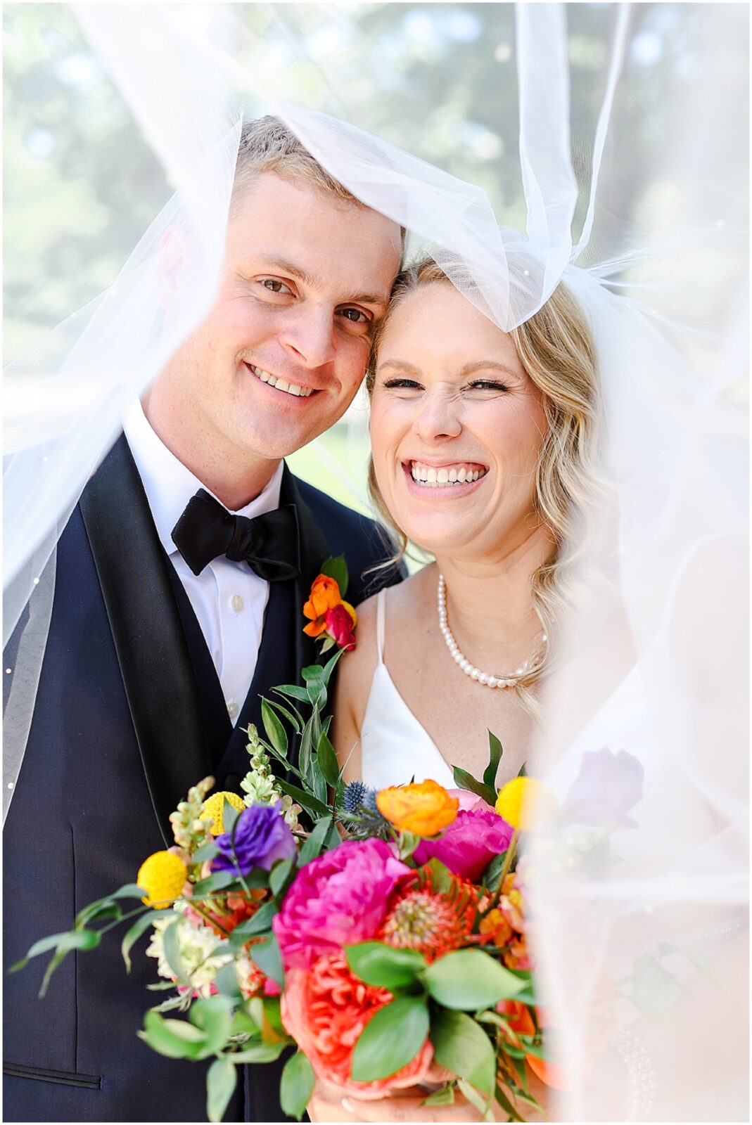 Colorful Summer Wedding in Kansas City at the Loose Park Rose Garden and 2016 Main Wedding Venue | Photos by Mariam Saifan Photography | Kansas City Wedding Photographer | Gorgeous PInk Flowers | Stunning Luxury Wedding Photos | Martha Stewart Weddings | Vogue Weddings | Destination Wedding Photographer | Pink Bridal Party Dresses & Colorful Wedding Flowers 