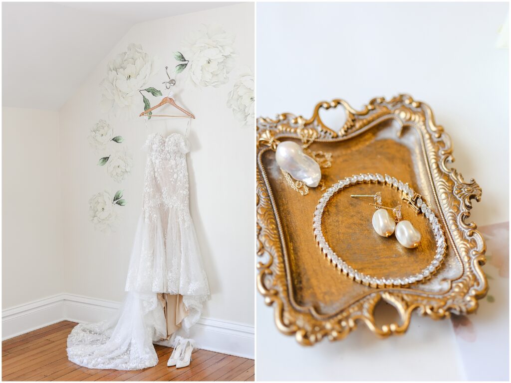 wedding details at the hawthorne house 