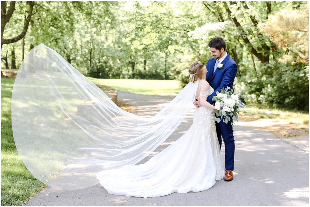 Elegant Summer Wedding at the Hawthorne House | Kansas City Wedding Venues | Wedding Photography and Videography Film by Mariam Saifan Photography | Photography Education | How to grow a photography business | White and Blue Wedding Flowers | St. Louis Wedding and Kansas City Overland Park Wedding and Engagement Portrait Photographer 