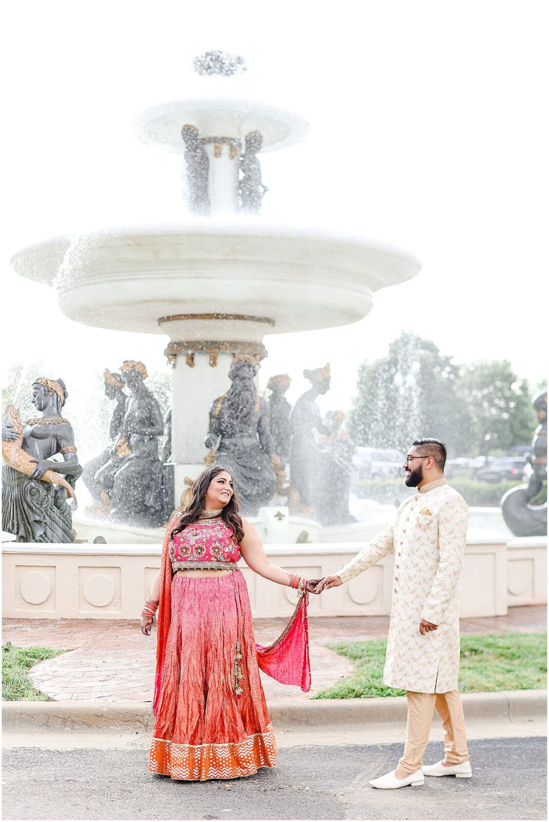 Indian Wedding Sangeet Party at Avent Orangery by Mariam Saifan Photography | Kansas City & STL Indian Wedding Photographer | Colorful Sangeet Decoration Ideas | Wedding at Avent Orangery 