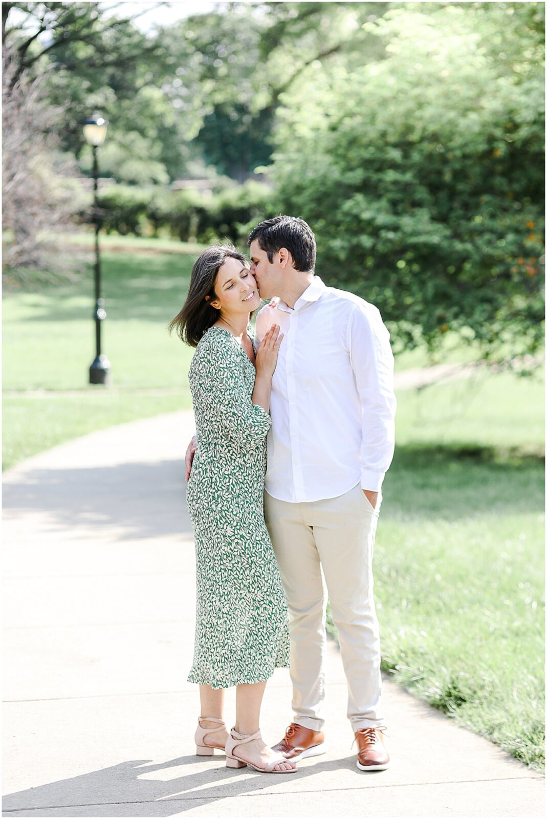 engagement portrait loose park 