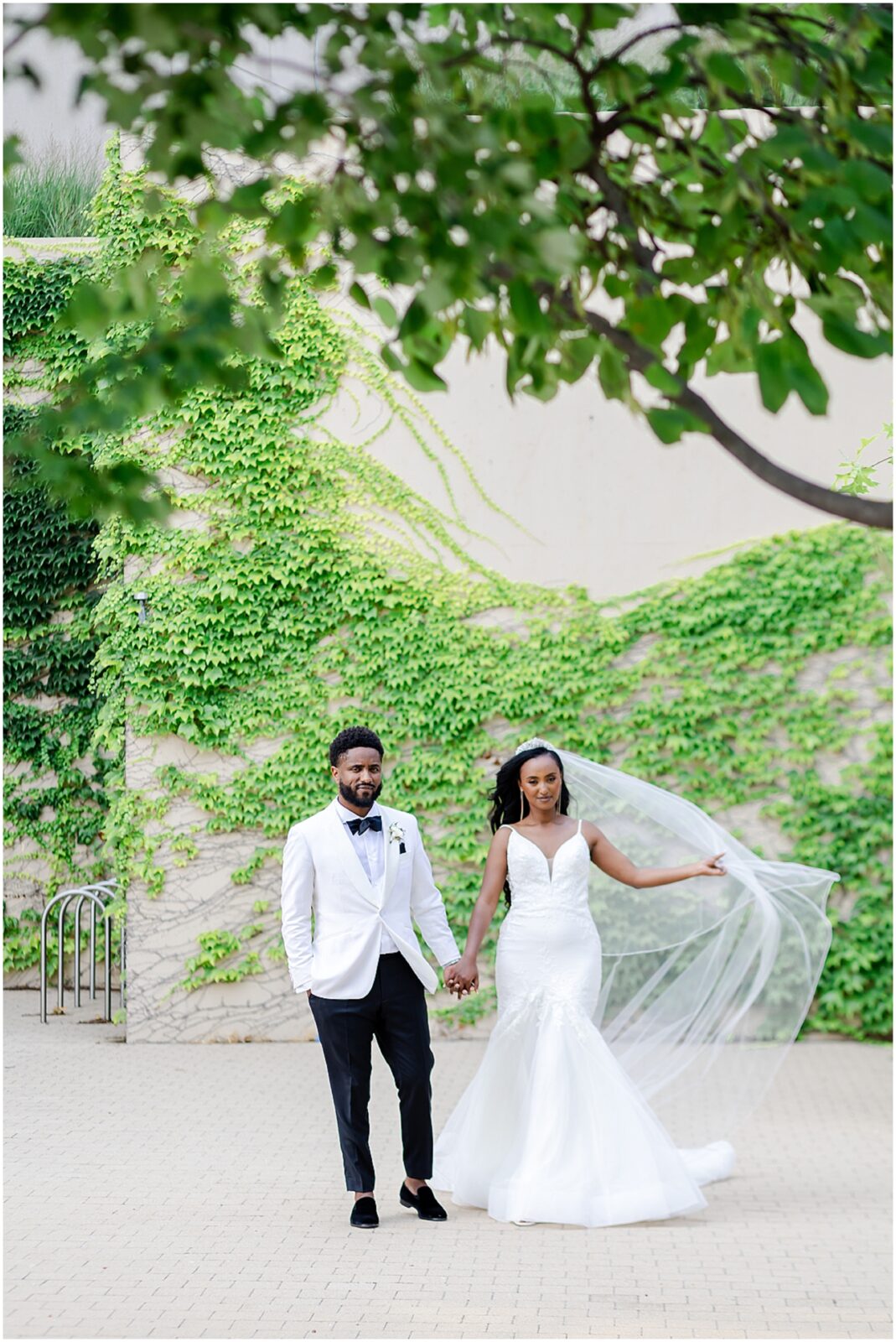 Kansas City Wedding Photography for an Ethopian King & Queen | KC Wedding Photographer Mariam Saifan Photography | Loews Hotel Kansas City & Kauffman Center | Engagement Photos | Where to Take Photos in KC | Overland Park Indian Wedding Photographer | Black Wedding | Lace Wedding Dress and White Wedding Attire