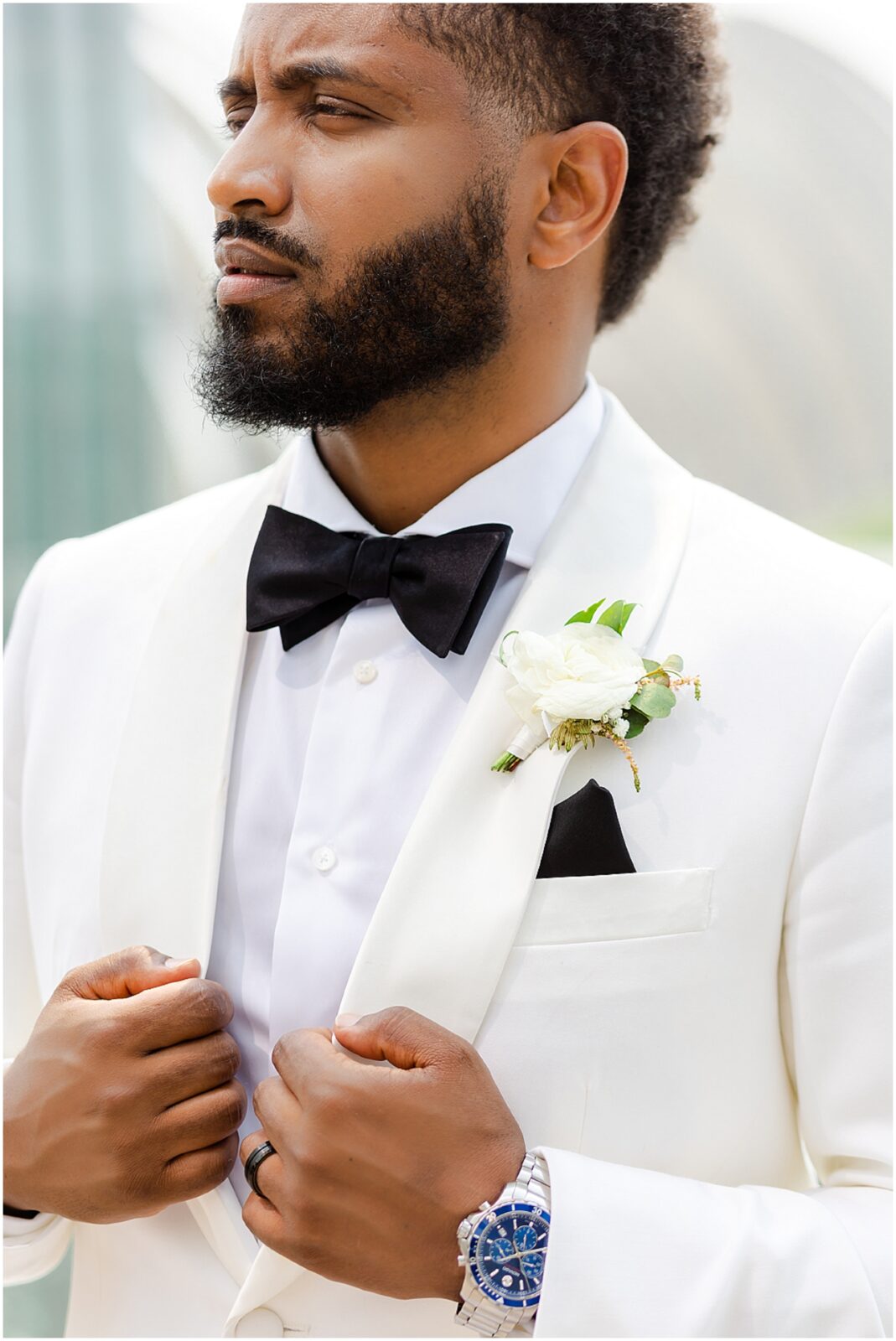 Kansas City Overland Park based wedding photographer | Mariam Saifan Photography | Best Wedding Photographer in Kansas City   - groom detail photos 