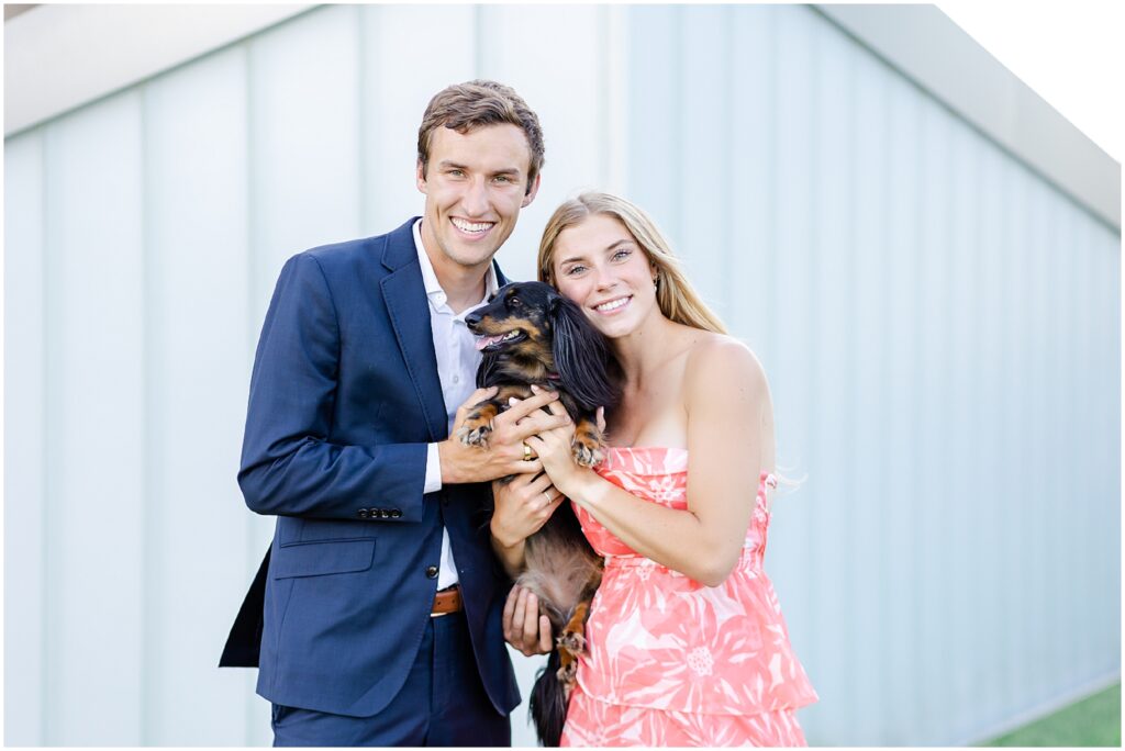 Engagement photos at the Kansas City Nelson Atkins Museum for Kate & Jake by Mariam Saifan Photography | KC Engagement Photos | What to Wear | Location Ideas | Grand Hall Wedding | 2024 Wedding Photographers 