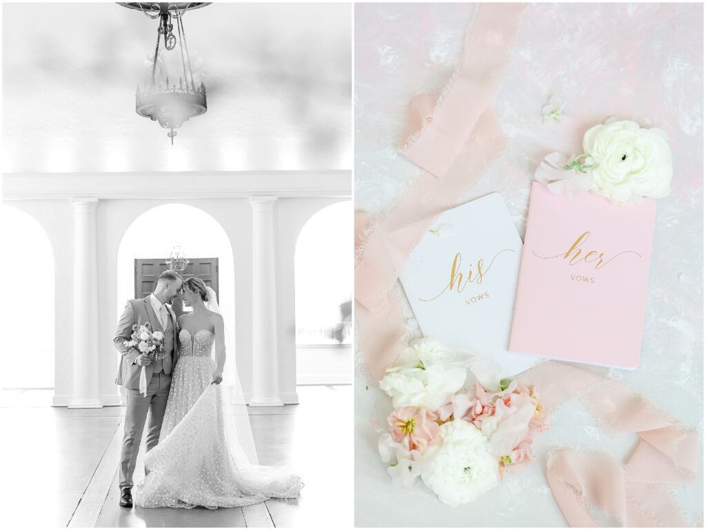 La Villa KC: The Perfect Venue for a Pink-Inspired Wedding in Kansas City by Veil Events