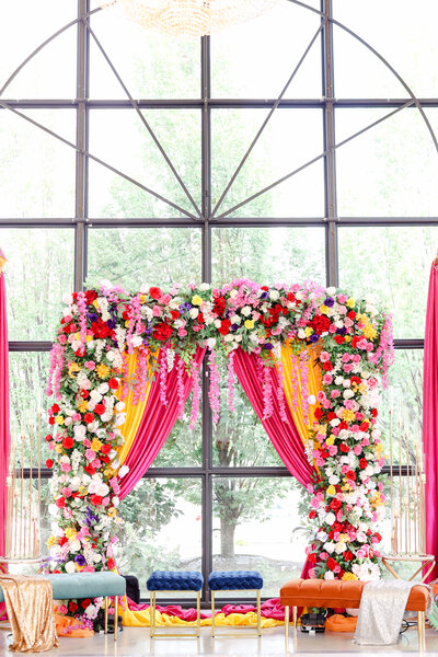 Indian Sangeet Avent Orangery in Kansas City - Kansas CIty Wedding Photographer for Indian Sikh Muslim Pakistani South Asian Weddings - Mandap - Henna - Mehndi - Sangeet Wedding Reception - Colorful Wedding Photography