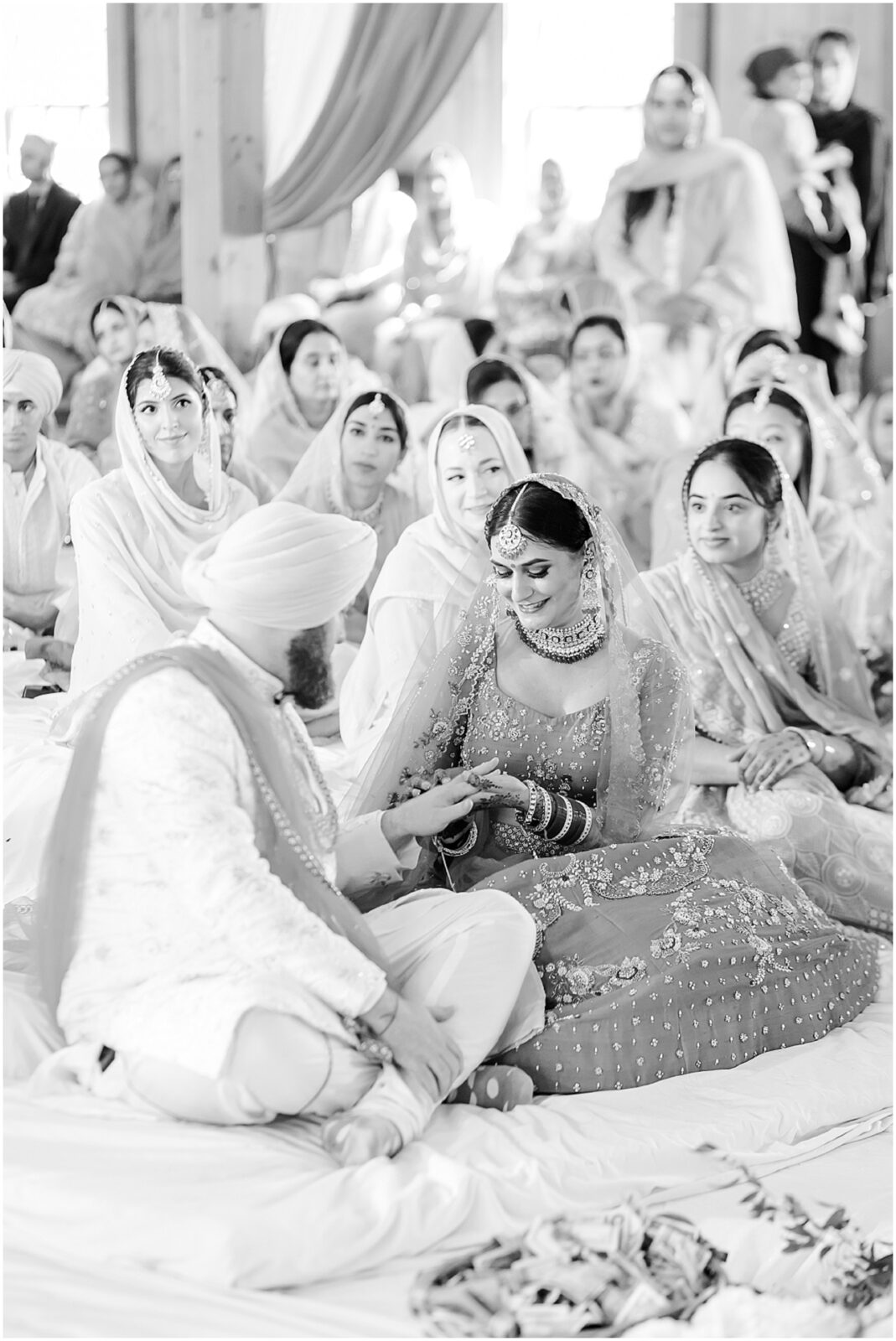 ring exchange sikh wedding 