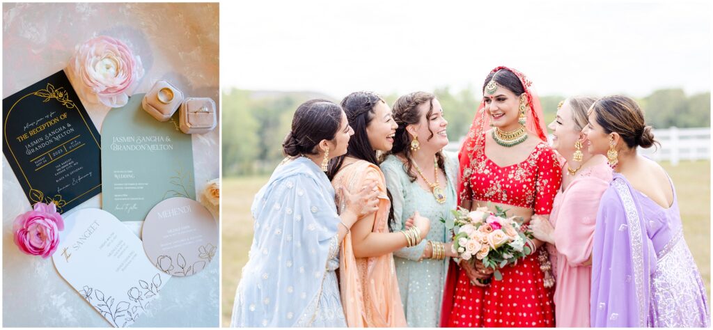 Timeless South Asian Bridal Portraits - Capturing the Essence of an Indian Fusion Sikh Wedding at Kansas Mildale Farms, including Sangeet, henna, baraat, dholi, by Mariam Saifan Photography - Your Kansas City Wedding Photographer of Choice