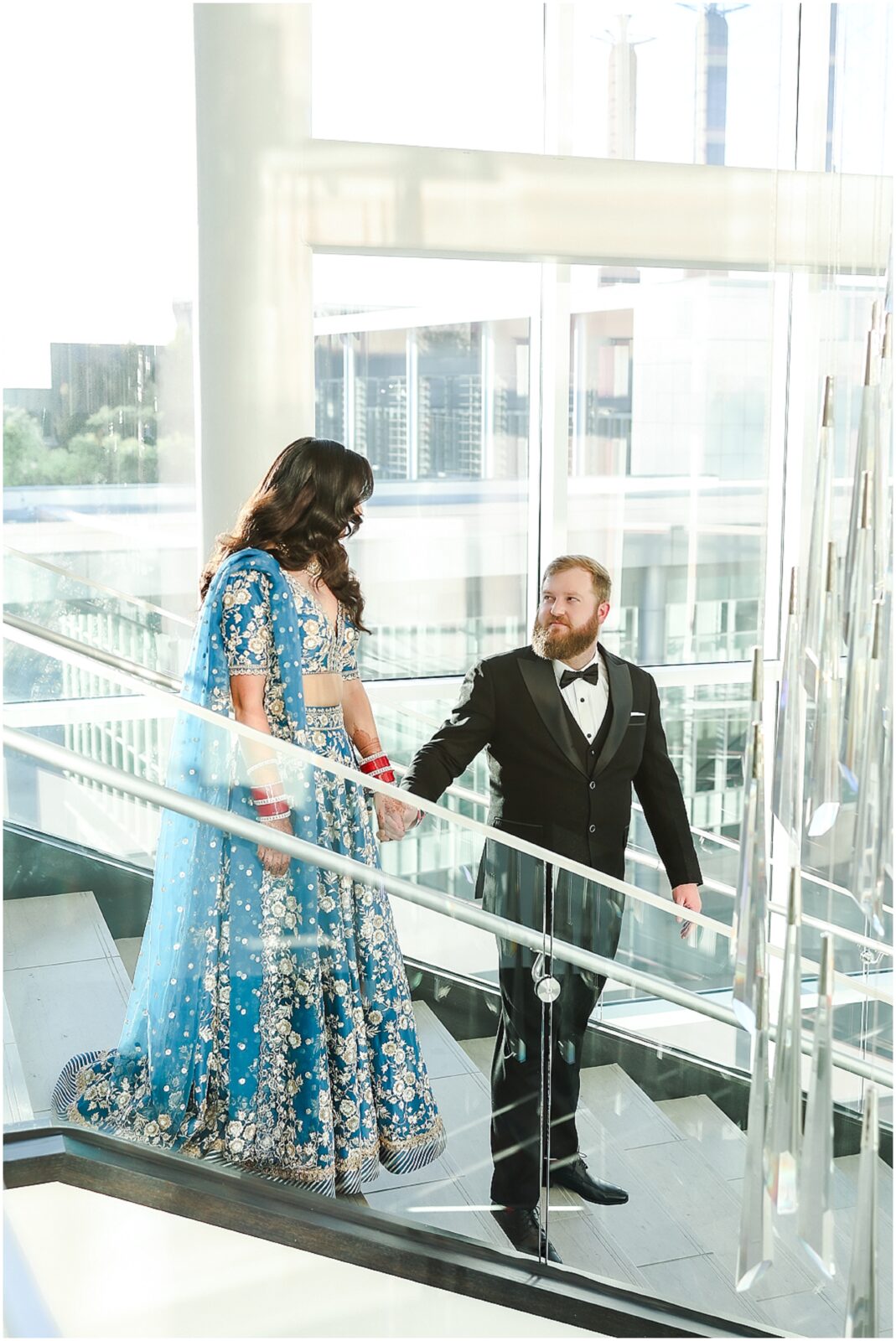 Indian Sikh Fusion Wedding Ceremony at Bardot, Loews, Kauffman Center - Luxury Wedding Photography by Mariam Saifan in Kansas City