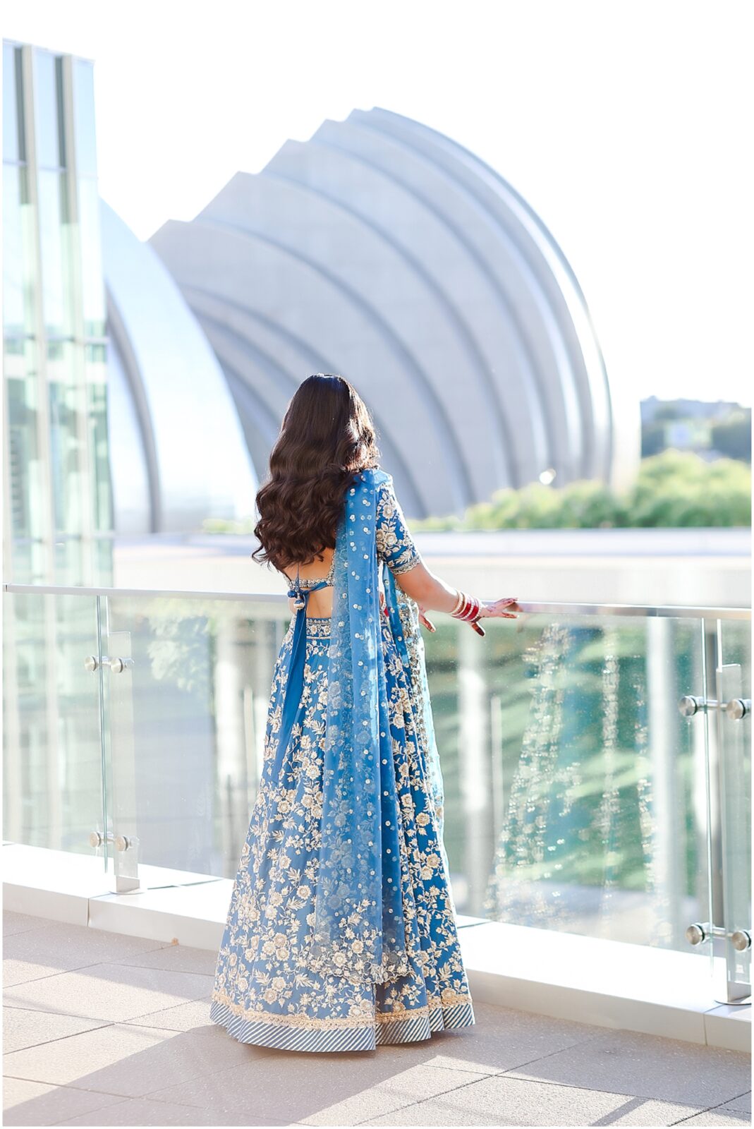 Indian Sikh Fusion Wedding Ceremony at Bardot, Loews, Kauffman Center - Luxury Wedding Photography by Mariam Saifan in Kansas City - Breathtaking Bridal Attire in South Asian Style Wedding