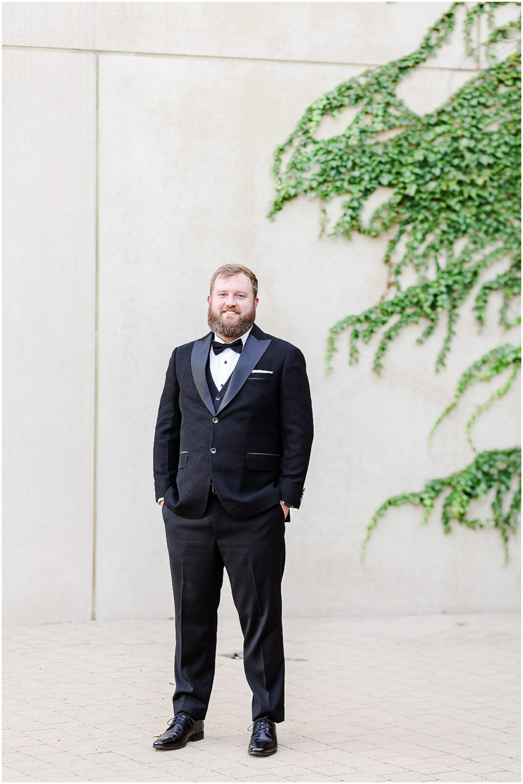 groom portraits kauffman center of kansas city