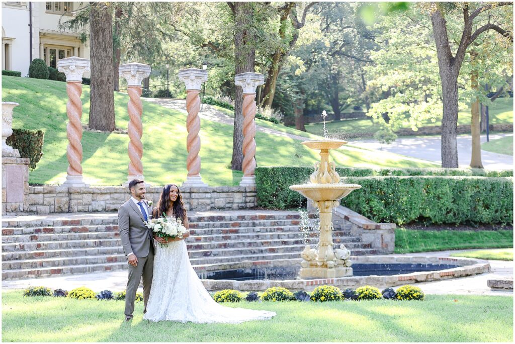 garden wedding photo