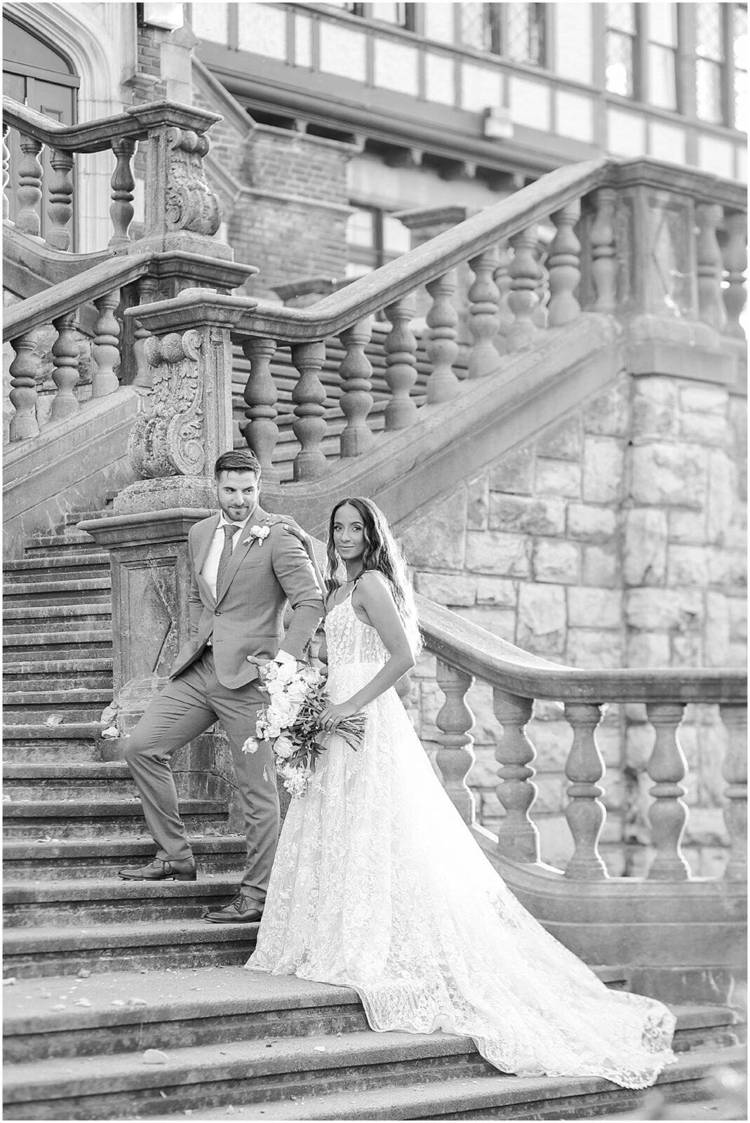 black and white wedding photography 