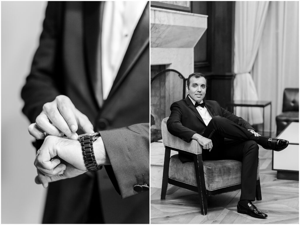 groom formal portraits 